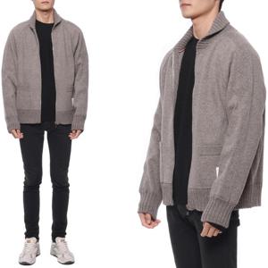 [톰브라운] 23FW 남성 알파카 울 지퍼 봄버 재킷 (MJT391A J0090 215 23F)