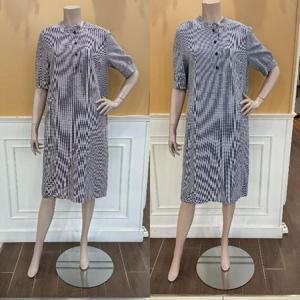 BCBG M백화점 오일체크 원피스 B4B4O681