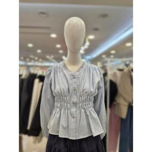 부루앤쥬디 세이브존03 부루앤쥬디 허리 스트링 V넥 블라우스 AGBBRCBL101BA