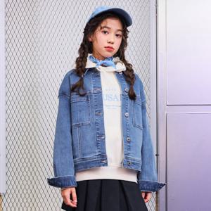 [오션스카이] 여아 크롭 데님자켓-EAJG1252B0D