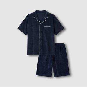 [JAJU/자주] 남 테리 5부 파자마 세트_네이비