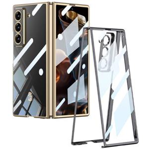 갤럭시Z폴드SE 제트지 도금프레임 강화유리 투명 슬림하드케이스