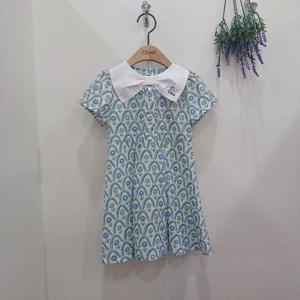 치크 sh06 리본카라 냉감 프린트 원피스 CKOW2542G