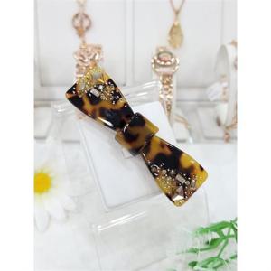 로뎀 세이브존05 프랑스 스와로브스키 리본 중 자동핀(브라운)01 RD21120202