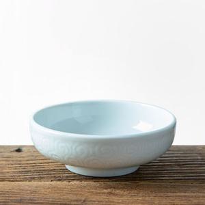 이천도자기 조각목단 원찬기 3호 13cm 그릇 식기 나물기 나물반찬기 스쿠프 앞접시 한정식그릇 한정식식기