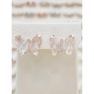 볼라레 세이브존01 마리아 큐빅 나비 볼드 귀걸이 spe1340