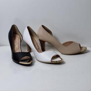 미셸by탠디 TC01 여성 7cm 심플  사이드 토오픈 펌프스 121075SB