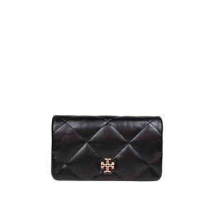 토리버치 키라 다이아몬드 퀼트 체인 월렛 158624001 Black
