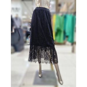 제시뉴욕 세이브존04 속치마 분리형 레이스 시스루  롱스커트 DE65SP6320SP