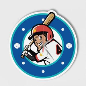 아트박스/꾸밈 nz101-인테리어벽시계_플레이볼(야구)