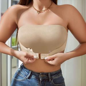 어니븐 2단 앞후크 브라탑 자세 브라 오프숄더 수면 브라탑