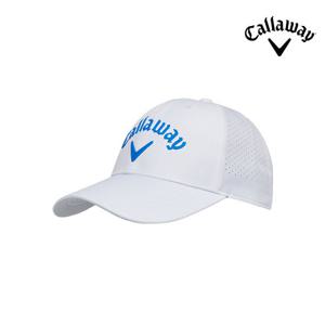 캘러웨이 웨이브 캡 남성용 골프모자 화이트/블루
