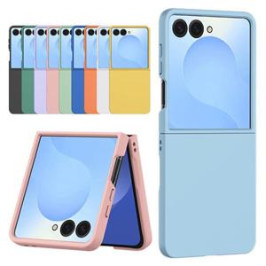 갤럭시Z플립7 제트지 심플 슬림 솔리드 하드 핸드폰 케이스