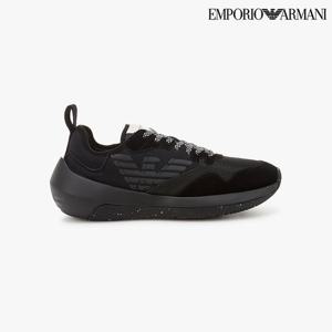 [엠포리오 아르마니]남성 오버사이즈 로고 로우 스니커즈(A515331007)