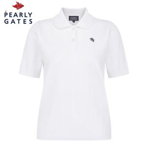 [파리게이츠] 파리게이츠 여성 펀칭 스트라이프 반팔 니트 521E3SR102_WH