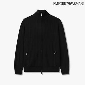 [엠포리오 아르마니]남성 리브드 투웨이 지퍼 가디건(A515328046)(870000)