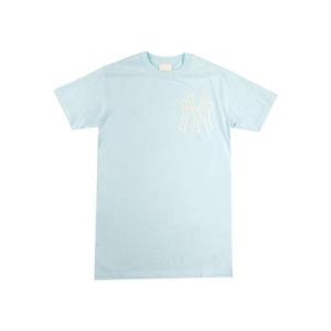 MLB 여성 로고 베이직 미디 반팔원피스 31OP05131-50T