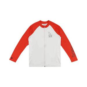 MLB 공용 소매배색 집업 래쉬가드 31SWS1831-07R