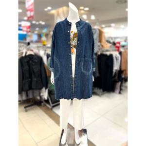 [트리아나]박스핏 롱 청남방겸 재킷 AI3GA05