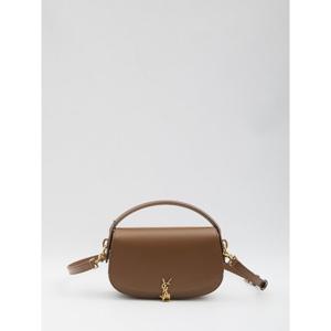 생로랑 볼테르 브라운 가죽 숄더 백 837382 0SX0W 2536