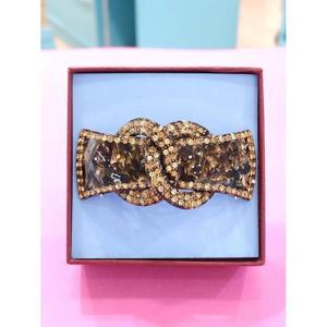 로뎀 세이브존05 프랑스 스와로브스키 리본 자동핀(다크브라운)0 RRDA24020061