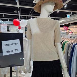 밀스튜디오 DP02 라운드 니트티 LR9KTS104