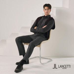 [란체티]MARIO24FW 컴포터블 다크그레이 셔츠 LWFH002DG