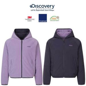 디스커버리 25FW 여성 그리드 리버시블 자켓 DWSS7D056LVS GPDJ