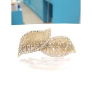 로뎀 세이브존05 프랑스 스와로브스키 나뭇잎 자동핀(아이보리)0 RRD24020095