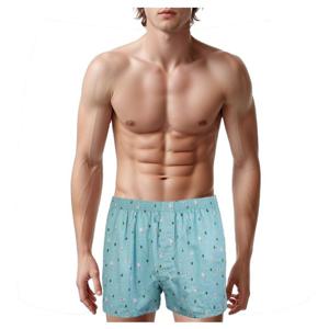 [비비안] 고밀도 원단의 귀여운 곰 프린트 남성 트렁크팬티 TP4404