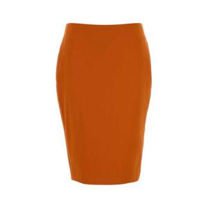 생로랑 미디 스커트 852654Y5J19 6726 Orange