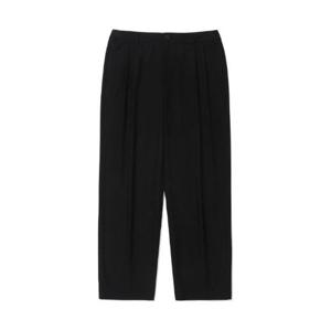 커버낫바지 JQS CO2403PT13-BK 피치드 TR 투턱 세미와이드핏 팬츠 블랙