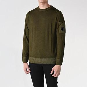 CP컴퍼니 메리노 울 플레인 니트 카키 13CMKN245A 003247F 683