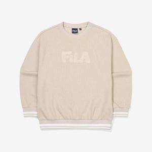 [휠라키즈] ESSENTIAL+ 사카리바 맨투맨 (FK2POF3303X_BEG)