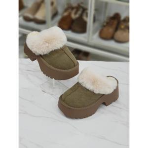 한슈 세이브존07 스웨이드 블로퍼6cm HS49661vg