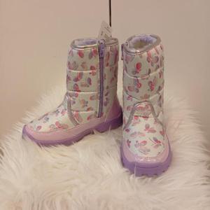 TALENTKIDS HC24 꽃나비퍼플패딩털부츠 TSV71DSW14
