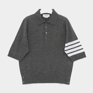 톰브라운 26SS 메리노 울 반팔 남성 PK니트 MKP048A Y1014 035