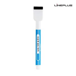 라인플러스 지우개 화이트 보드마카 (12개입) 1다스 (파랑색)