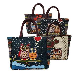 부엉이 자수가방 (BG111)