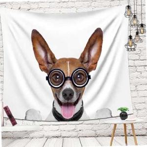 안경낀비글 패브릭 가림막 포스터 (대)150X130