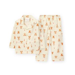 [오르시떼]아동 G219 핫도그베어 긴소매 파자마 세트 OR25WKGEG219