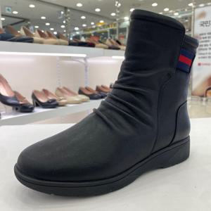 [에스콰이아]여성 퍼 미들 부츠 PFDWSB6I8BK HSFF2A GN