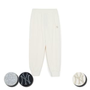 MLB 공용 베이직 스몰로고 조거 팬츠 (3APTB0161)