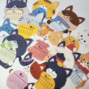 2026 냥력 고양이 캐릭터 미니 탁상 달력 내년 데스크 캘린더