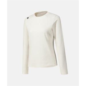 데상트 우먼스 골지 긴팔 티셔츠 아이보리(SQ322PTL82) SQ322PTL82_IVY0 279079
