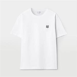 메종키츠네 폭스 헤드 패치 남녀공용 반팔 티셔츠 MM00108KJ0118