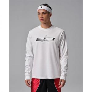 나이키 조던 스포츠 남성 드라이 핏 그래픽 크루넥 스웻셔츠 - 화이트블랙스모크 그레이 IF0855-100 313365