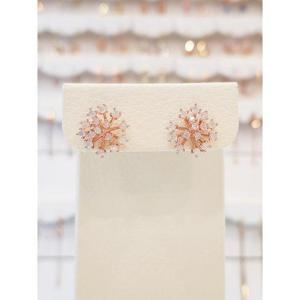 볼라레 세이브존01 꽃다발 부케 큐빅 은침 귀걸이 spe797