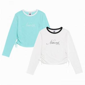 내셔널지오그래픽키즈  (K261GTS030__) 여아 핏 변형 티셔츠 긴팔 싱글티