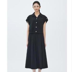 베스띠벨리 세이브존04 캡소매 박시셔츠 Set 롱스커트 BKOAF75120